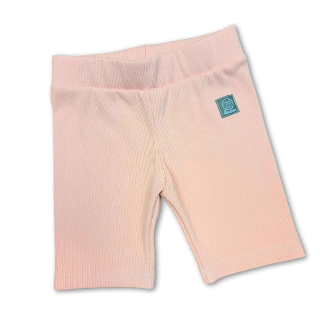 4BABIES Biciklis rövidnadrág, bordás rózsaszín