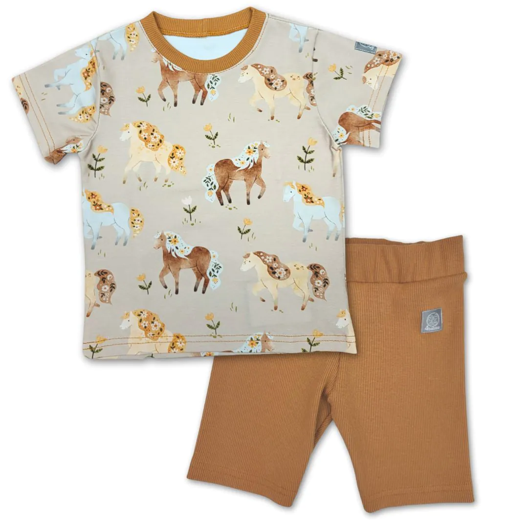 4BABIES "Paripám" póló & biciklis rövidnadrág szett