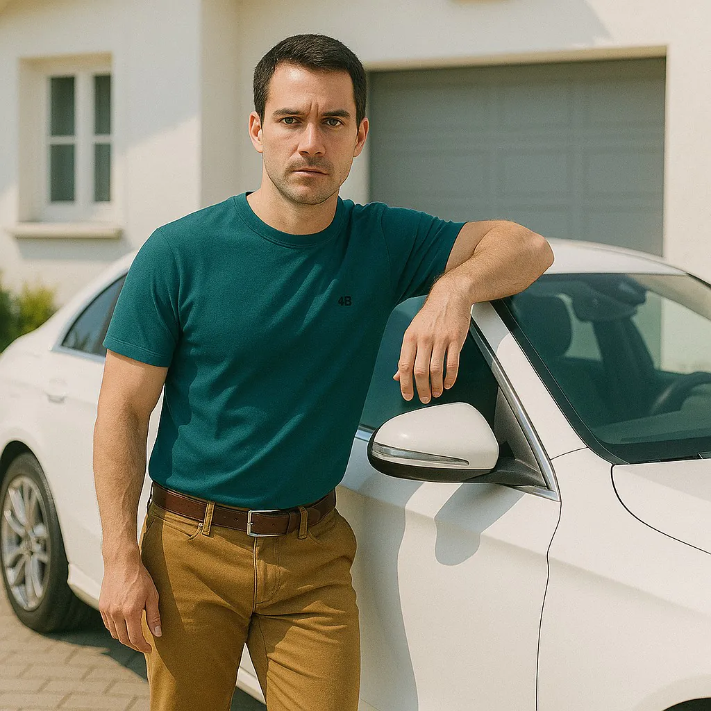 4B Prémium férfi póló - Image 2