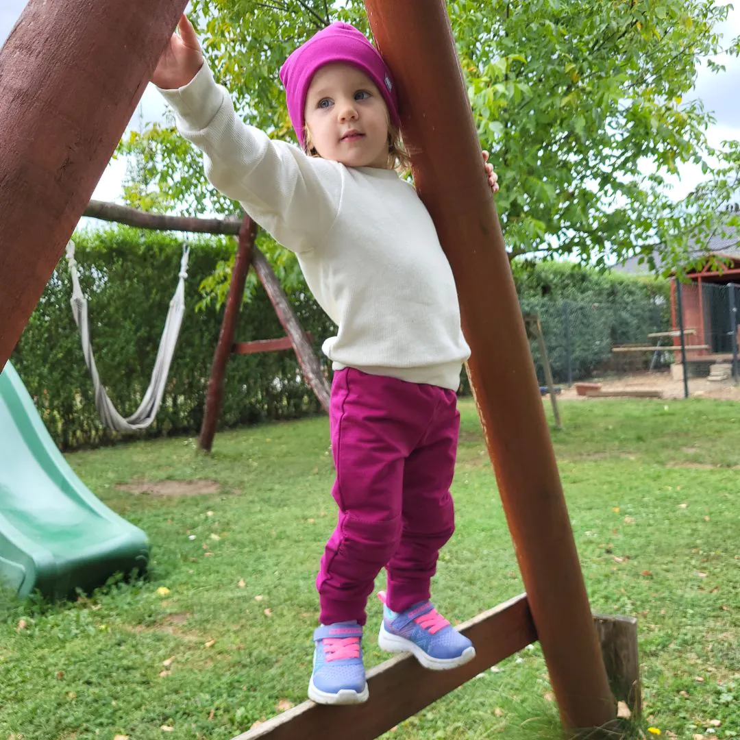 4BABIES "Rosszcsont" térdfoltos szabadidő nadrág 3-as szett, kislány - Image 2