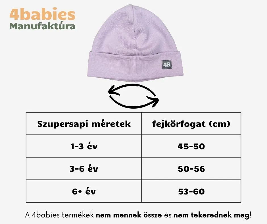 4BABIES Szupersapi, pasztell lila - Image 3