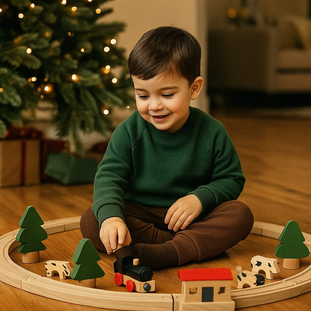 4BABIES Pulóver, bordás sötétzöld - Image 3