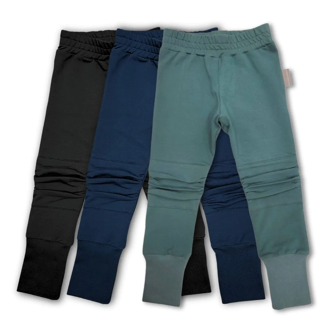 4BABIES "Rosszcsont" térdfoltos szabadidő nadrág 3-as szett, kisfiú