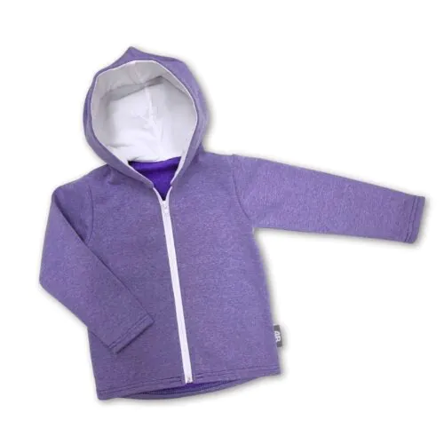 4BABIES Warmkeeper kapucnis pulóver, melír lila