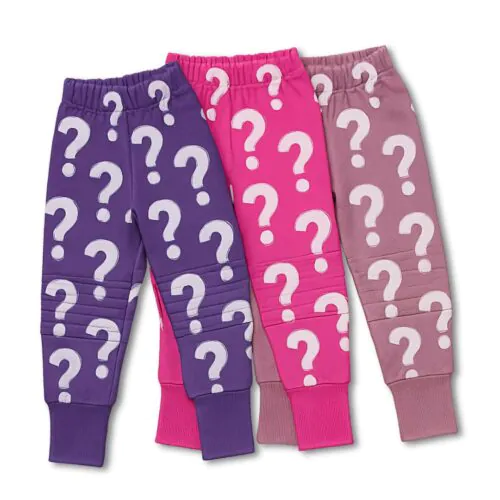 4BABIES "Rosszcsont" térdfoltos szabadidő nadrág 3-AS MIX SZETT, kislány