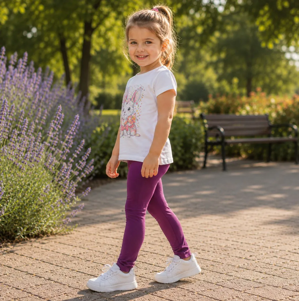 4BABIES Leggings, lila - Image 2