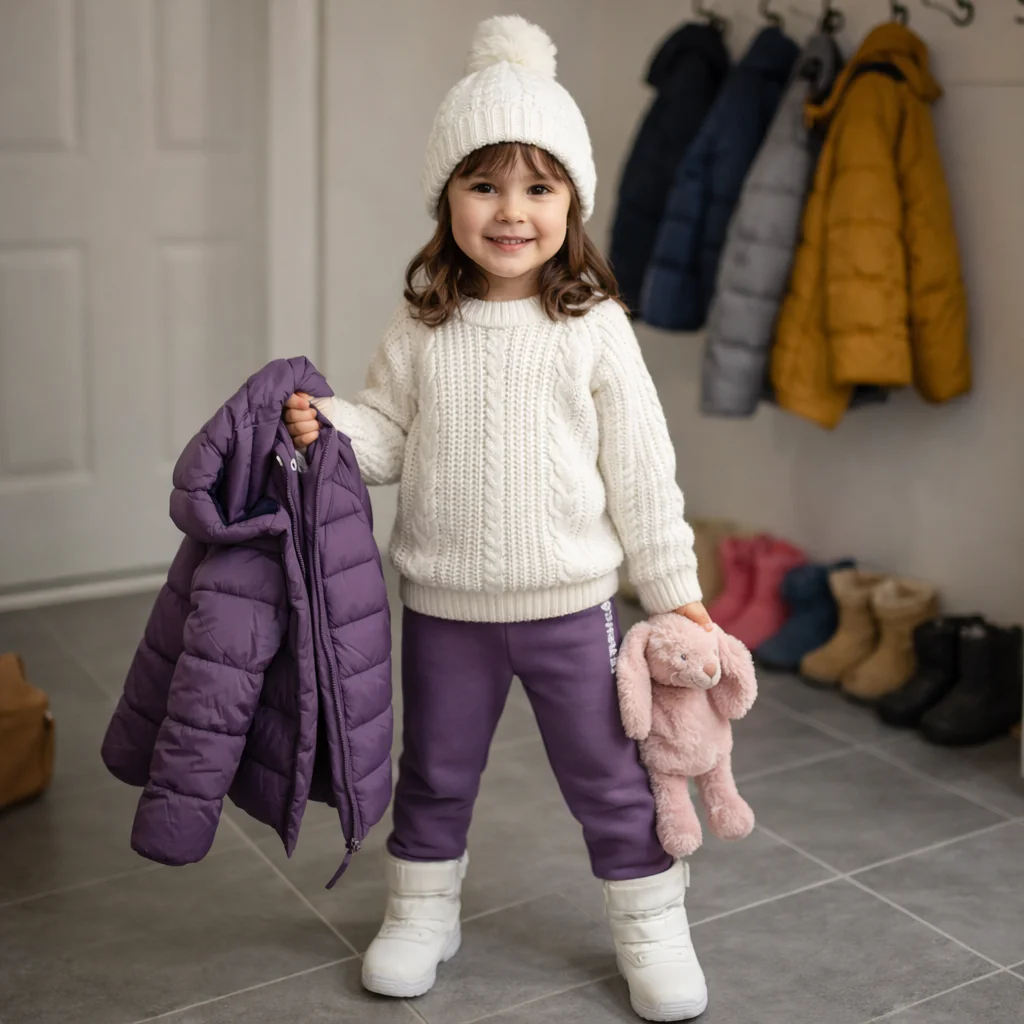 4BABIES Polarshield téli szabadidő nadrág, lila - Image 2