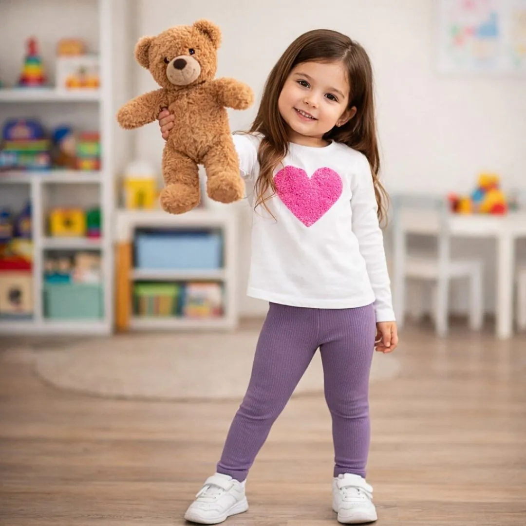 4BABIES Leggings, bordás lila - Image 2