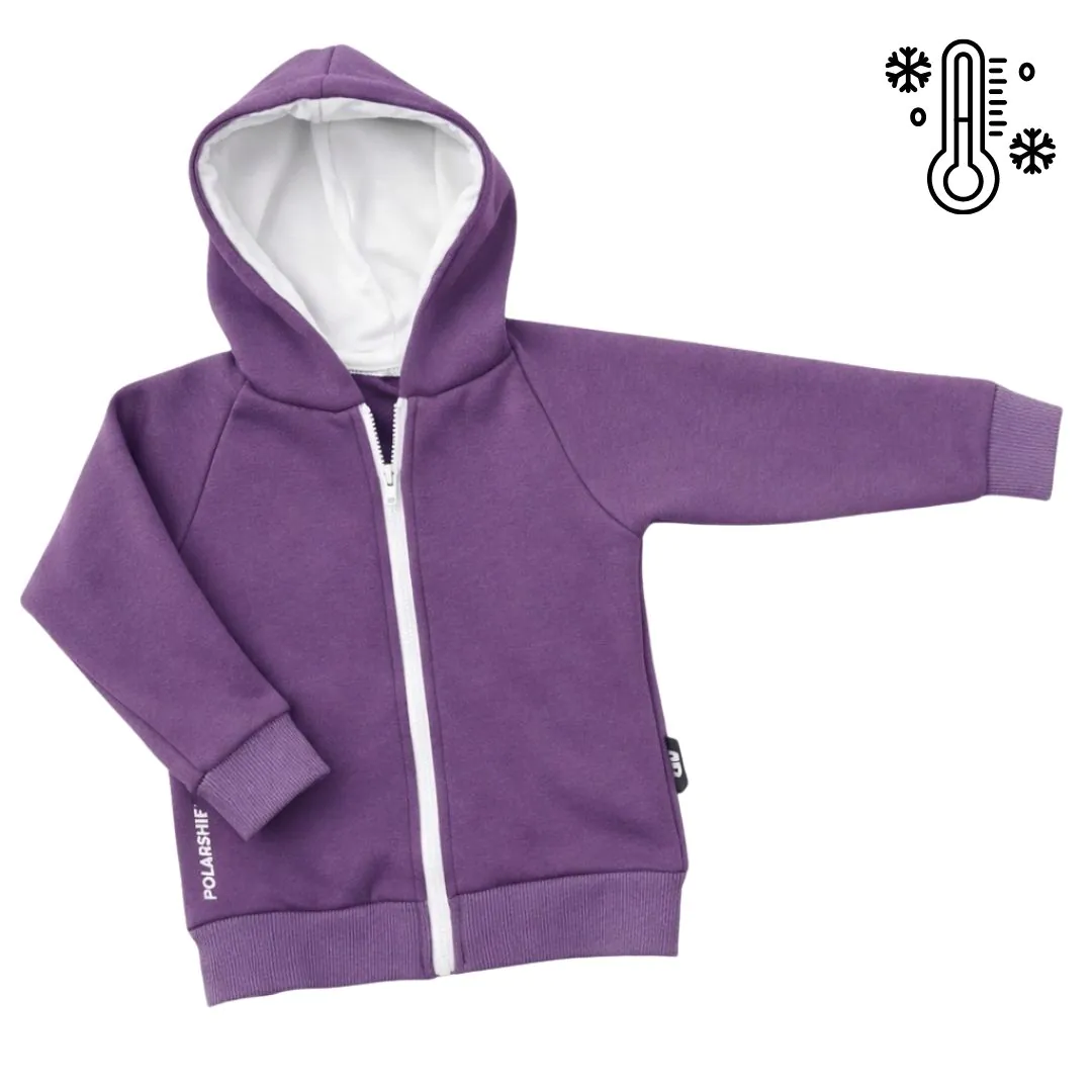 4BABIES Polarshield kapucnis pulóver, lila