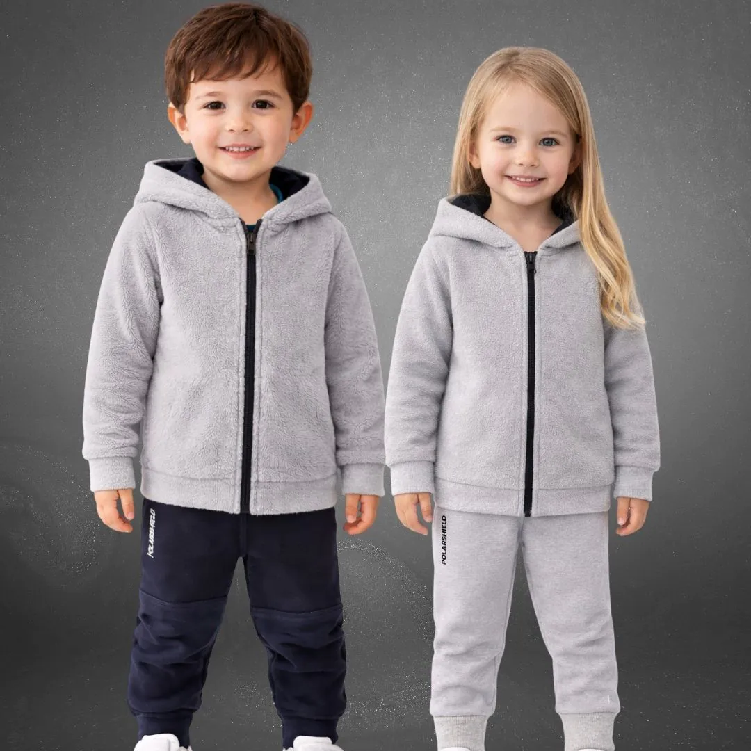 4BABIES Polarshield kapucnis pulóver, szürke szőrös - Image 2