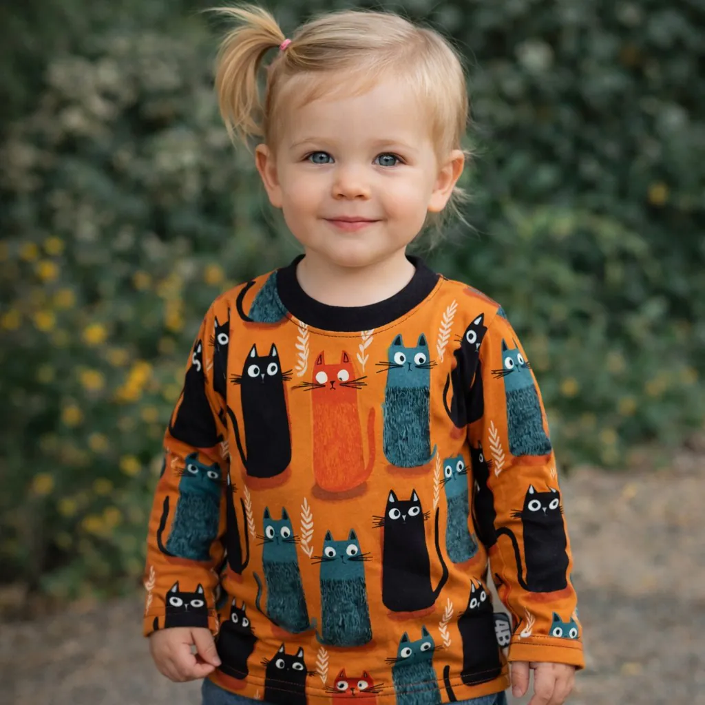 4BABIES "Cicák" hosszú ujjú póló, 86-92-es méret - Image 2