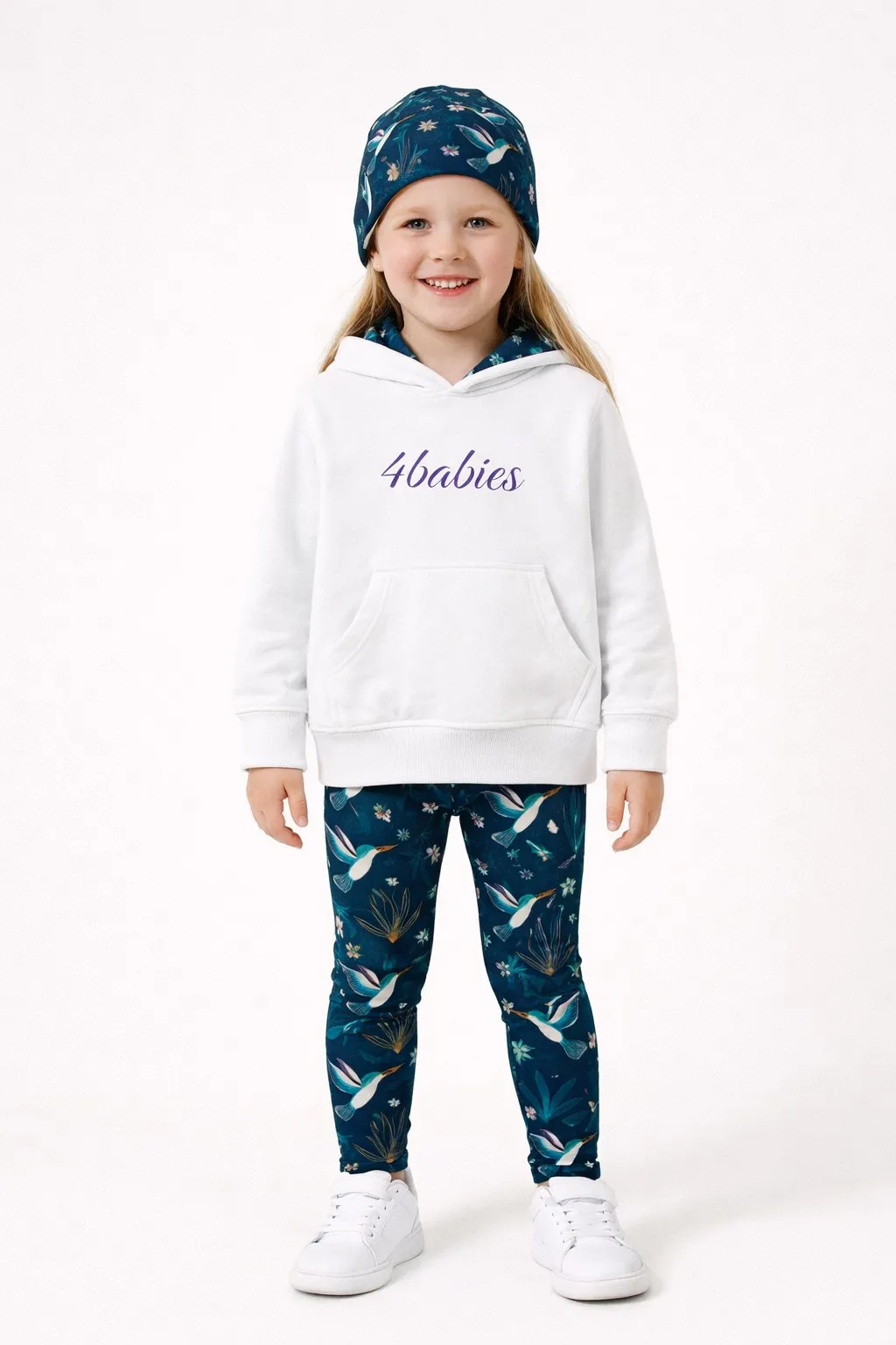 4BABIES "Éjszakai kolibri" kapucnis pulcsi - Image 2