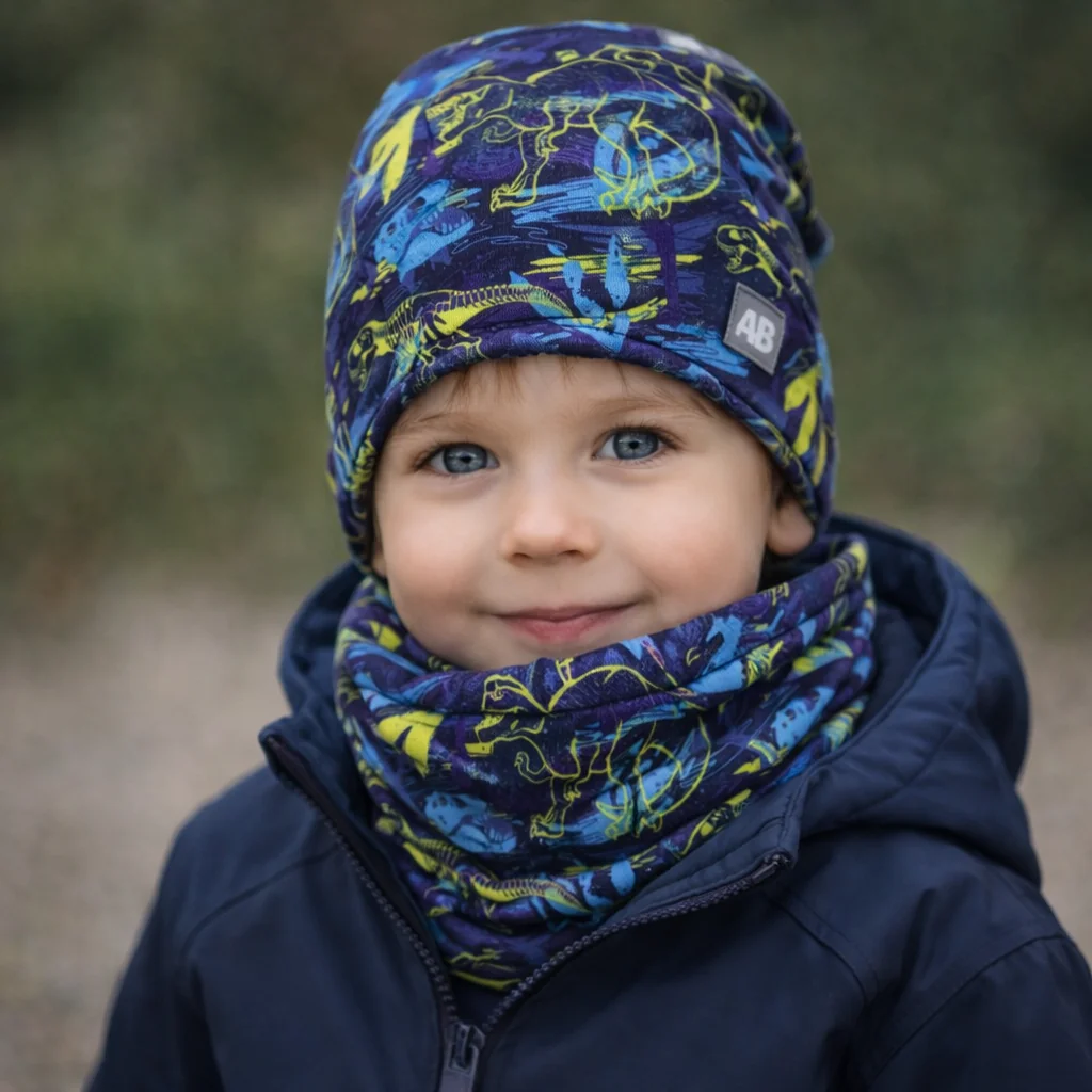 4BABIES "Trex" sapka & sál szett - Image 2