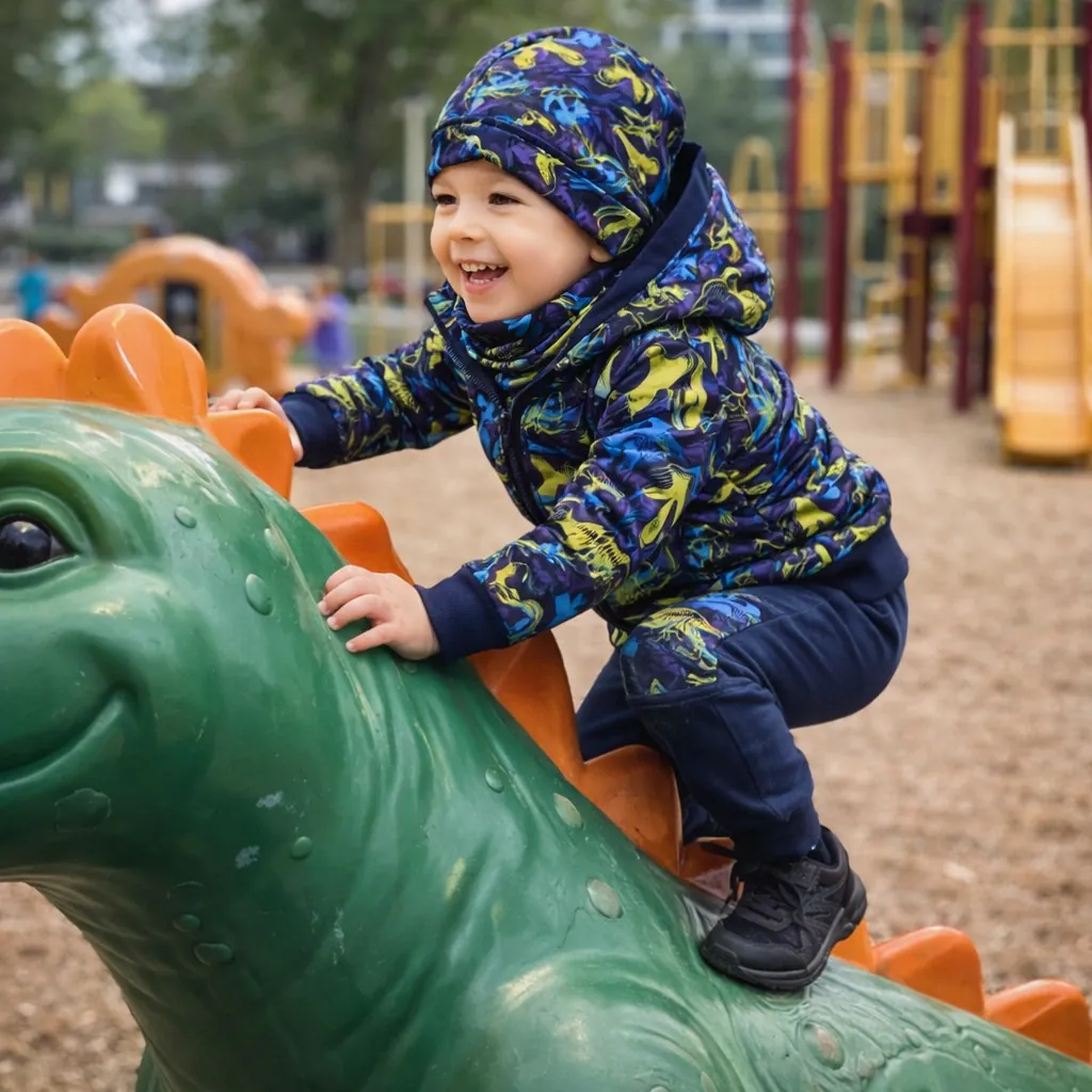 4BABIES "Trex" sapka & sál szett - Image 3