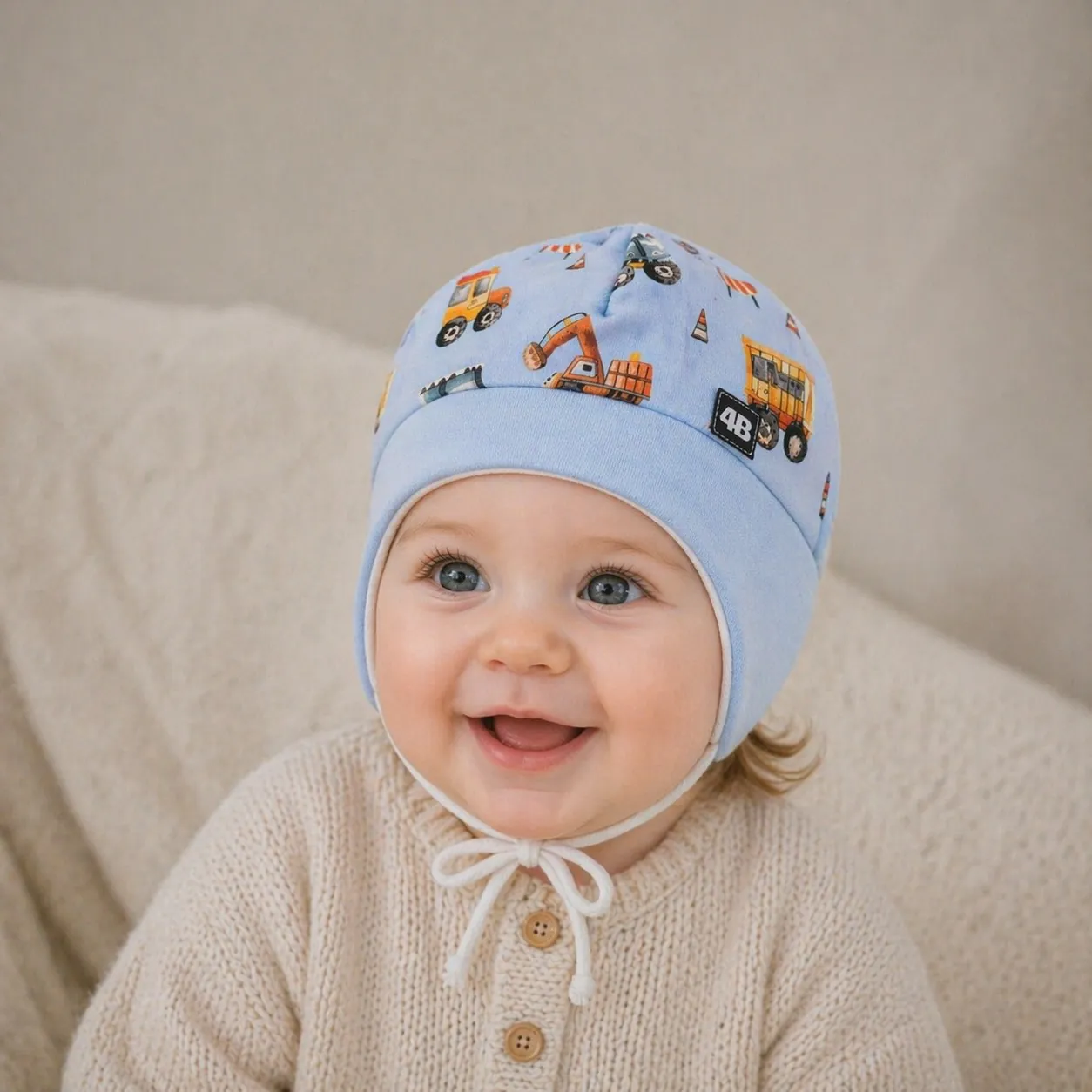 4BABIES "Kék markolók" Babasapka - Image 2