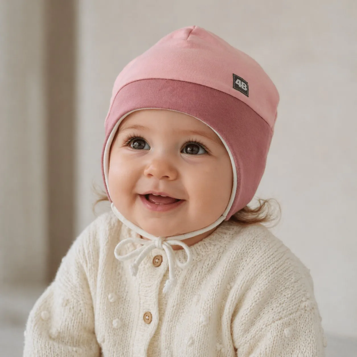 4BABIES Babasapka, Old Rose - Image 2