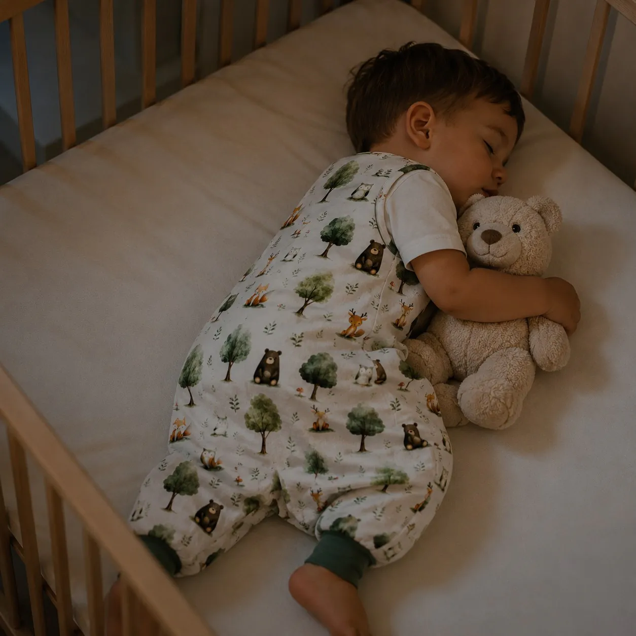 4BABIES "Lombos erdő" nyári tipegő hálózsák - Image 2