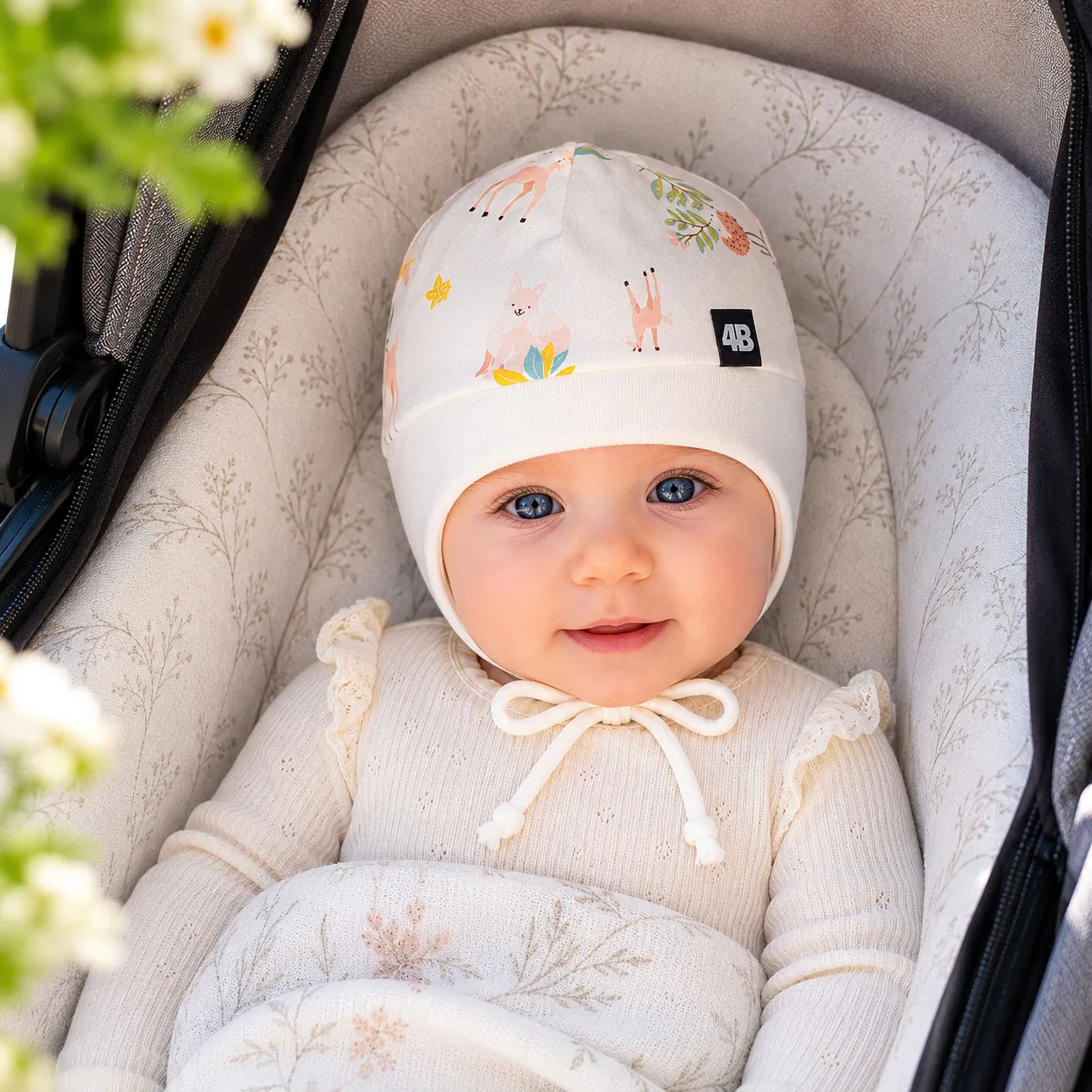 4BABIES "Erdei állatkák" babasapka - Image 2