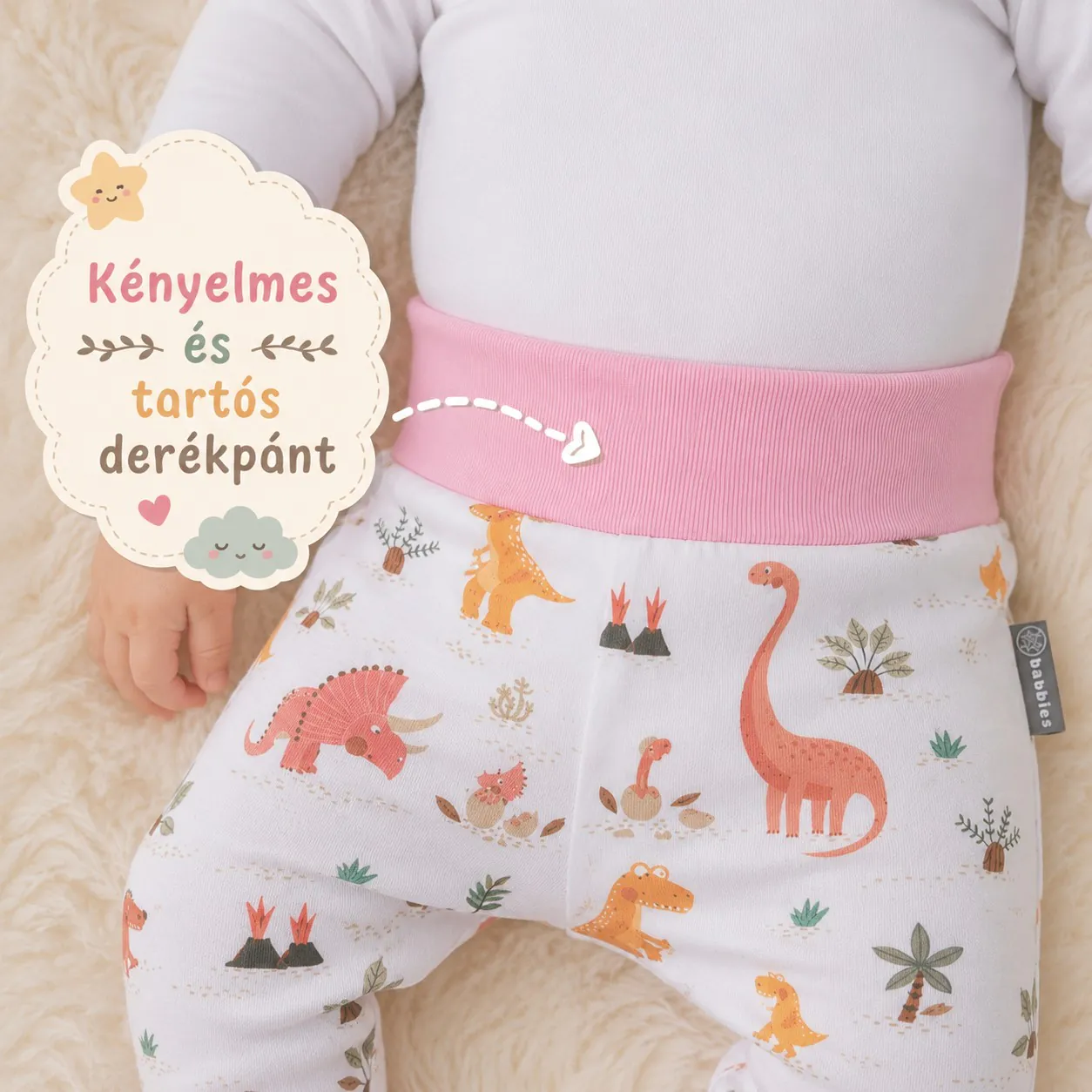 4BABIES "Dínó bébik" újszülött babaruha szett - Image 3