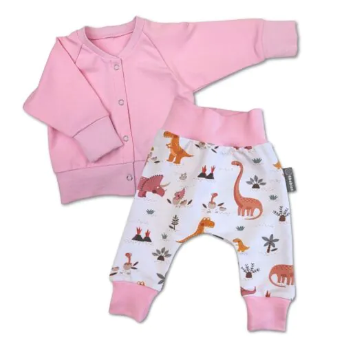 4BABIES "Dínó bébik" újszülött babaruha szett