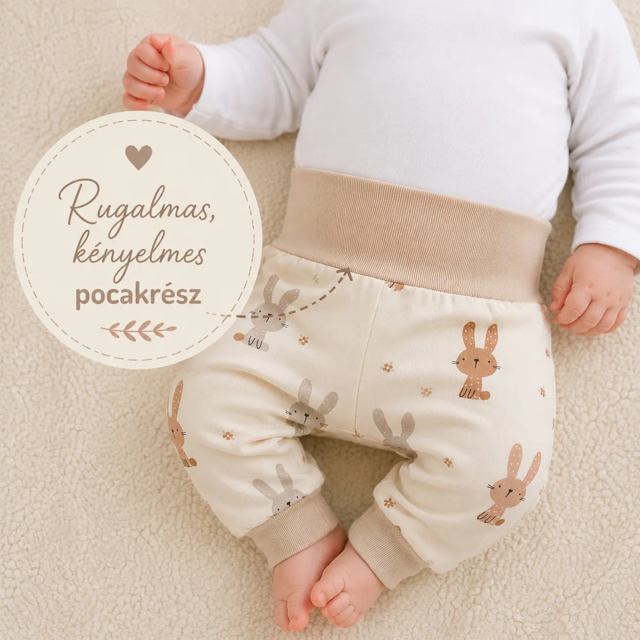 4BABIES "Nyuszifül" újszülött babaruha szett - Image 4