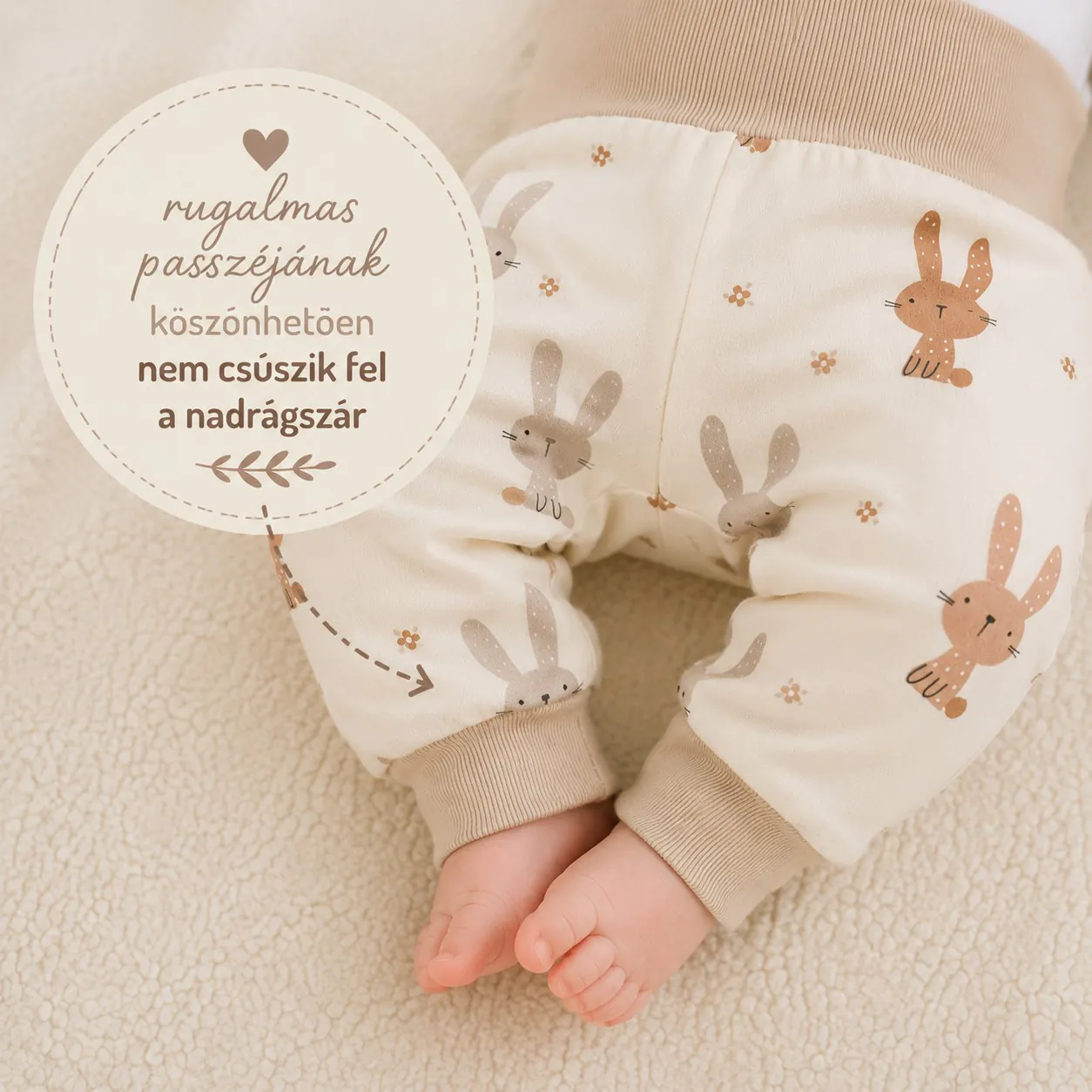 4BABIES "Nyuszifül" újszülött babaruha szett - Image 3